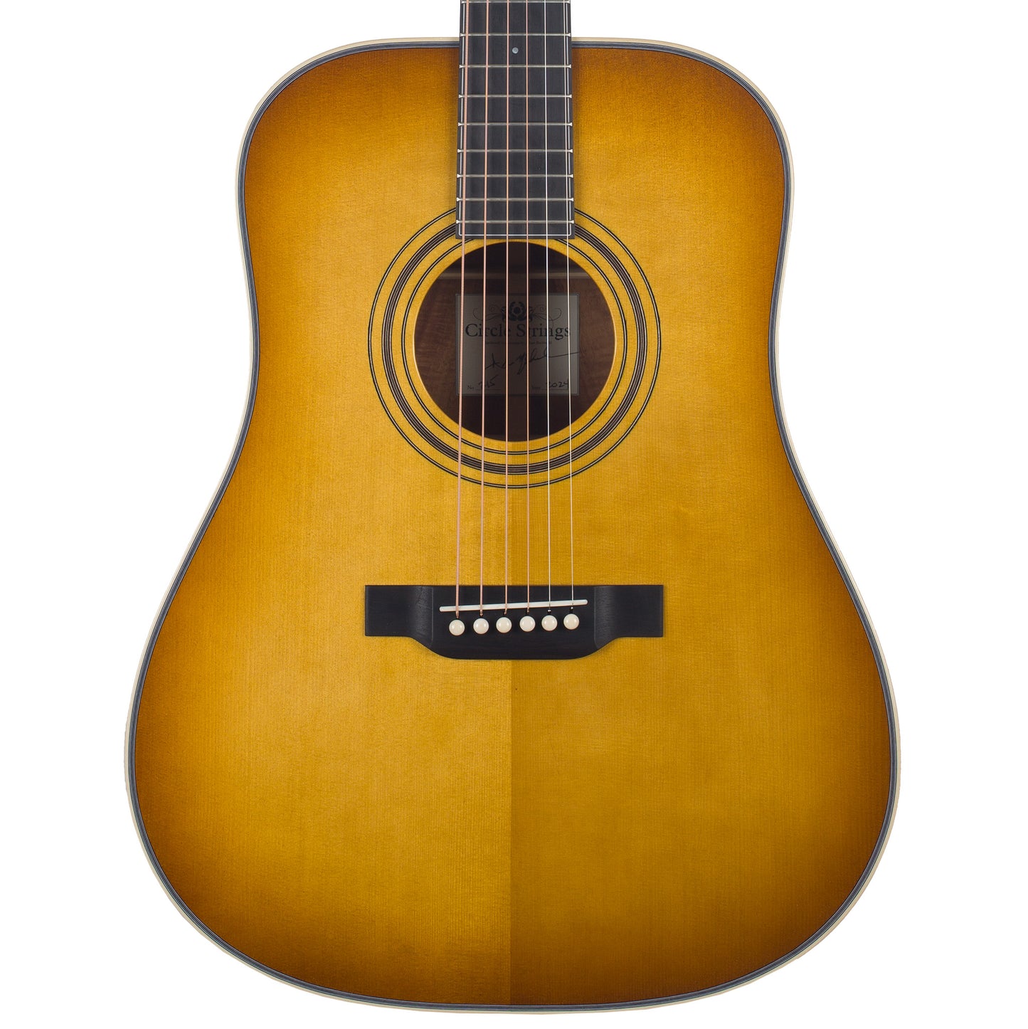 2024 Circle Strings Dreadnought - German Spruce & Koa