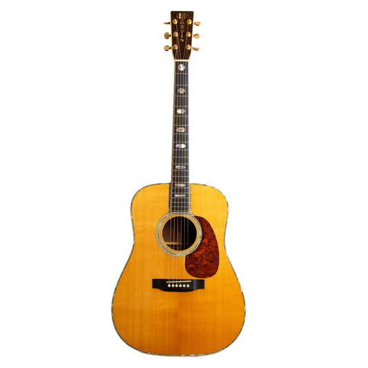 C. F. Martin  D-45 Flat Top Acoustic Guitar (1993), ser. #526357, original molded black plastic hard shell case.