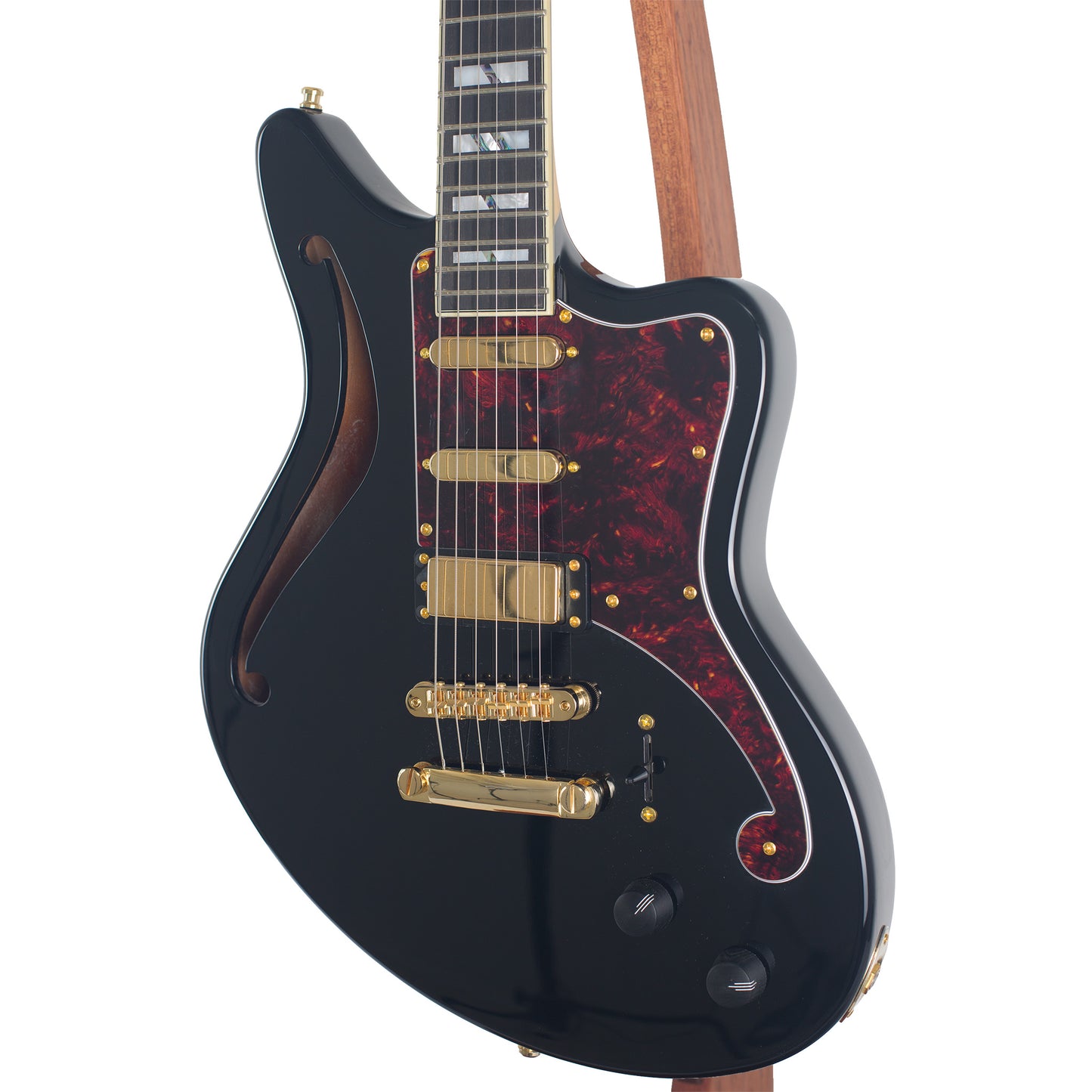 D'Angelico Deluxe Bedford SH Gloss Black