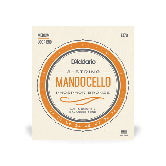 D'Addario 8-string Phosphor Bronze Mandocello Strings