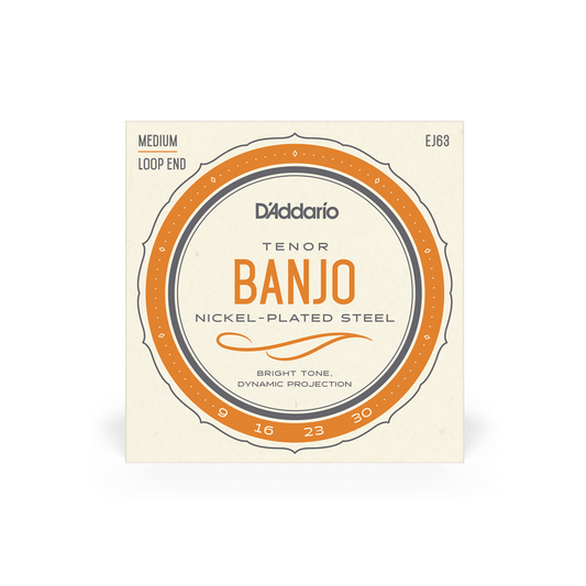 D'Addario Nickel Plated Steel Tenor Banjo Strings